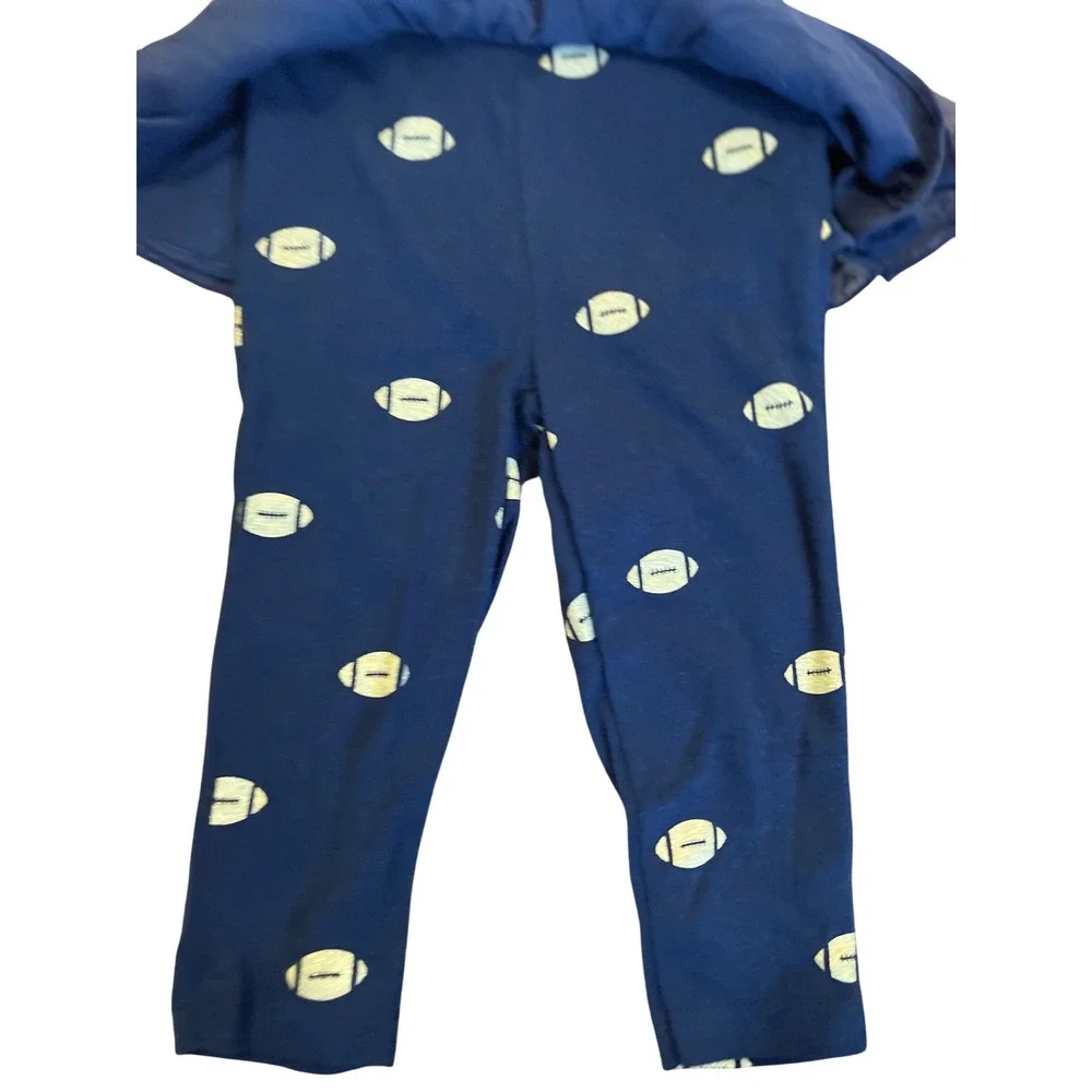 Carters 12M Outfit My First‎ Game Day Football Bodysuit Tutu Leggings Set NwT